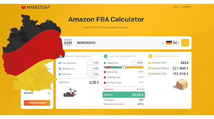 How to Use Amazon FBA Calculator for German Market