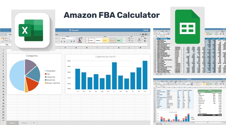 Amazon FBA Calculator in Excel and Google Sheets