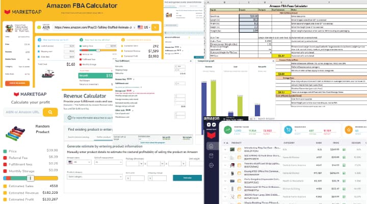 Types of FBA Calculators