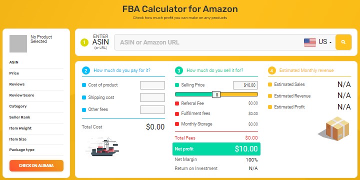 FBA Calculator